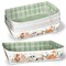 Big Dot of Happiness Woodland Animals Paper Food Trays, Disposable Food Boats Forest Baby Shower or Birthday, Double-Sided Paper Meal Holders - 12 Ct